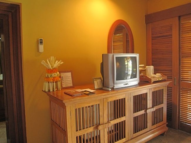 ソファーの正面にTV。