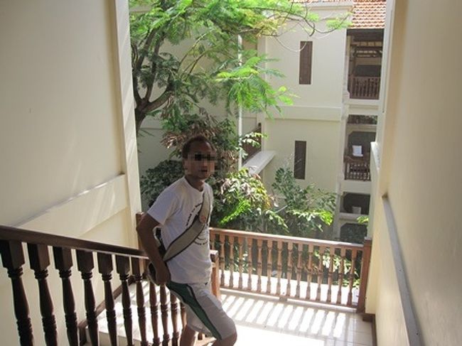 階段を昇って…<br />