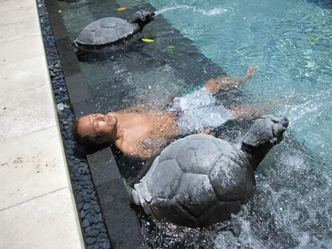 亀ジャグジーがあったり