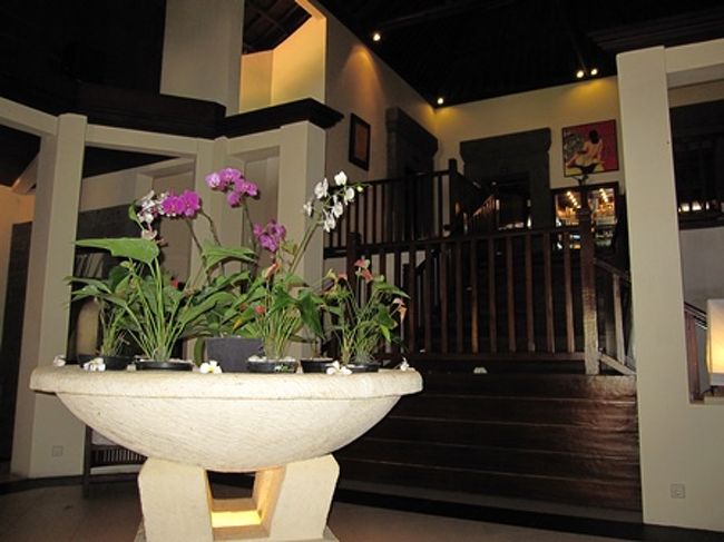 スパのロビー。<br />雰囲気は◎