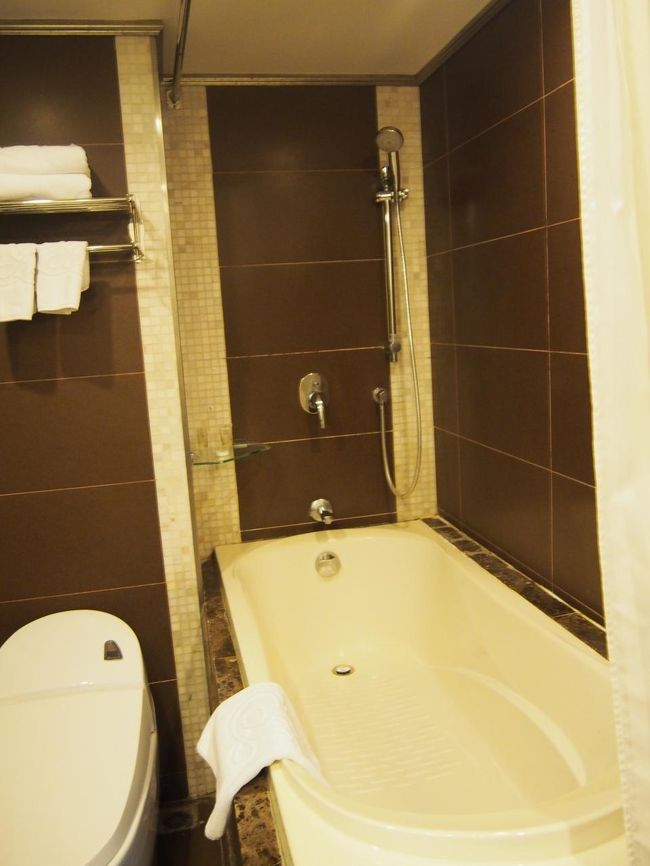 バスダブも大きい〜！水圧もお湯も問題なしです。