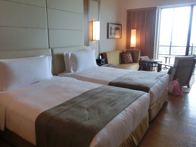 さて、お部屋はこんなです。<br />一番スタンダードなお部屋でもこの広さなので、<br />嬉しいです。