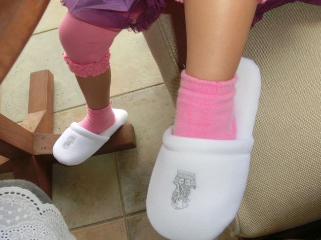 こども用のスリッパも、<br />ふかふかでした。可愛い☆