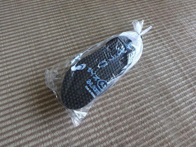 コンビニで買った　島ぞうり　ビーチサンダルですね<br />４８０円くらいかな？<br /><br />後半に海に落としてしまって・・・<br /><br />また欲しいな・・・<br />