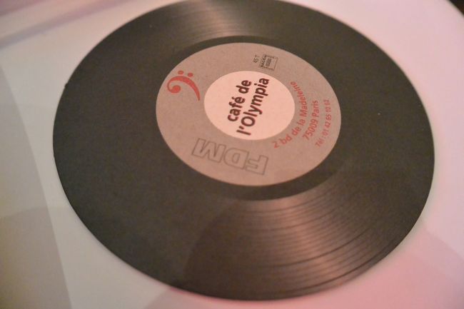 コースターもレコード(^.^)