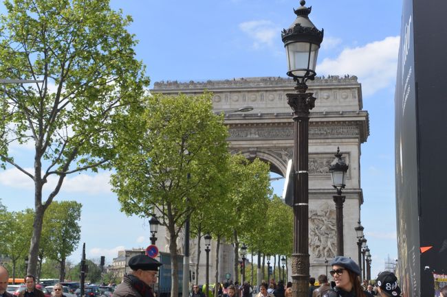 何度見ても凱旋門は圧巻。