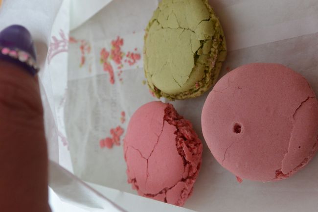 可愛そうな姿に(T . T)<br /><br />気を付けて持ってたけど<br />何時間も歩いていたらこんな事になってしまった(´･_･`)<br /><br />デリケートだわね・・・