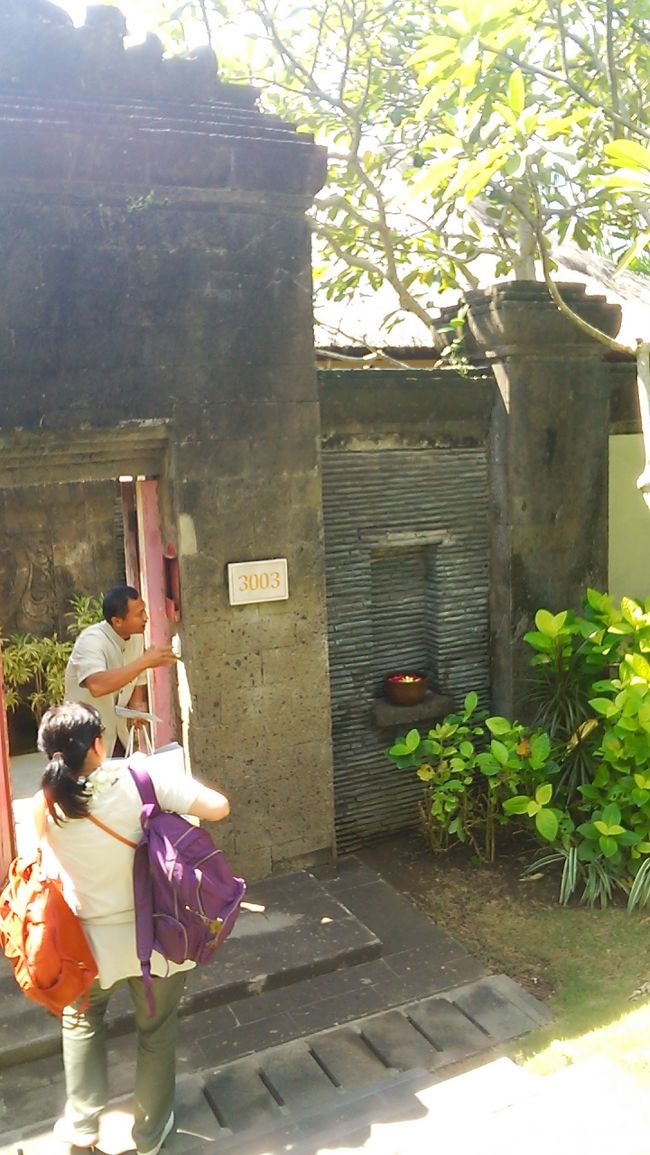 ヴィラに到着。ヴィラは3003号棟。