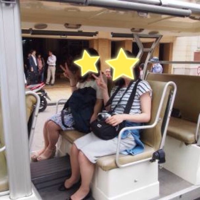 運転手さんに撮ってもらいました(=ﾟωﾟ)ﾉ