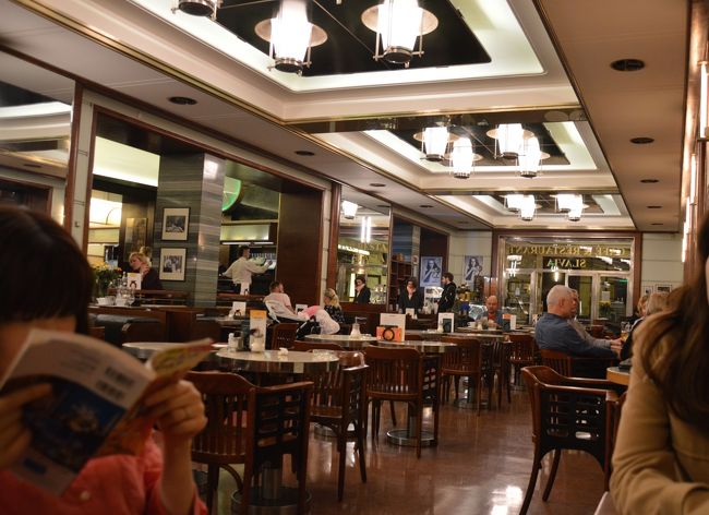 そこからカレル橋に向かう予定が道に迷ってしまう。<br />寒さに震えて、国民劇場向かいのレストランに入る。チェコ料理が食べれるのとピアノの生演奏あり。