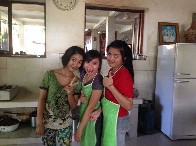 働いてる女の子達、とっても可愛いです。