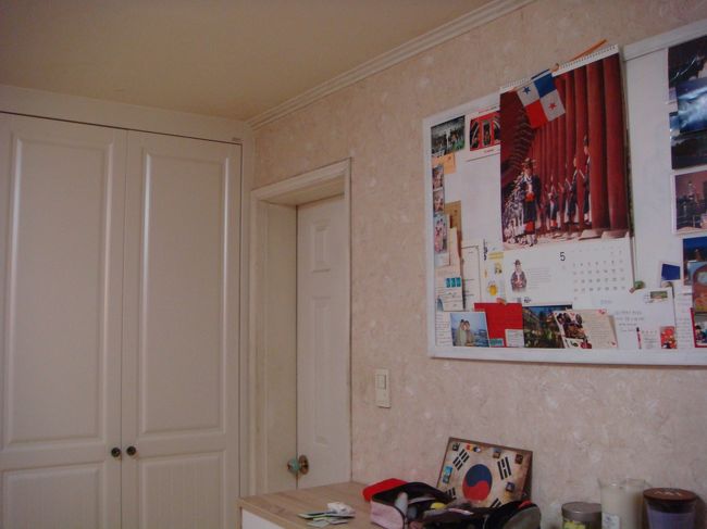 意外にもお店は堂山だったので、歩いて帰宅。<br /><br />お部屋の様子。