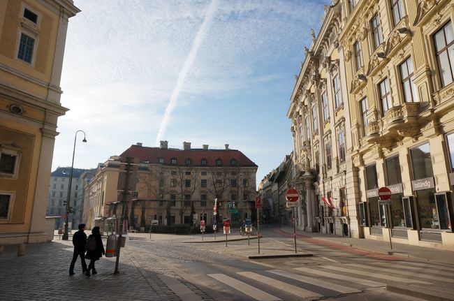 Schottenstift（ショッテン修道院）前。