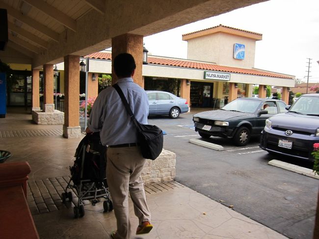 空港でレンタカーを借りて、あちこちＬＡ市内をウロウロしました。<br /><br />ミツワ、ニジヤ、マルカイ・・・日系スーパーが異様に充実しています。しかも安い！　これなら食材調達に苦労しないだろうなあ。