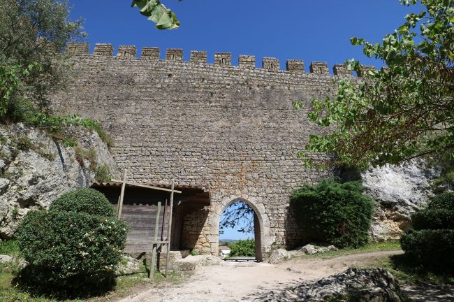 城壁を下りたところに外に出られる通路がありました。