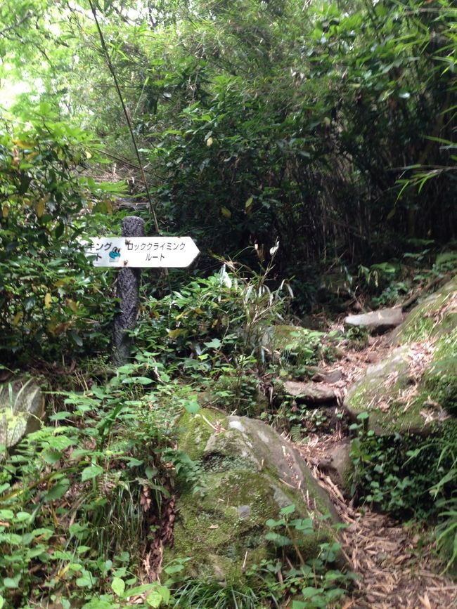 右に行くと、ロッククライミングができます。<br />もちろん、左に行きます。