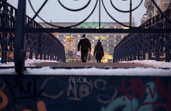 雪が残っております。