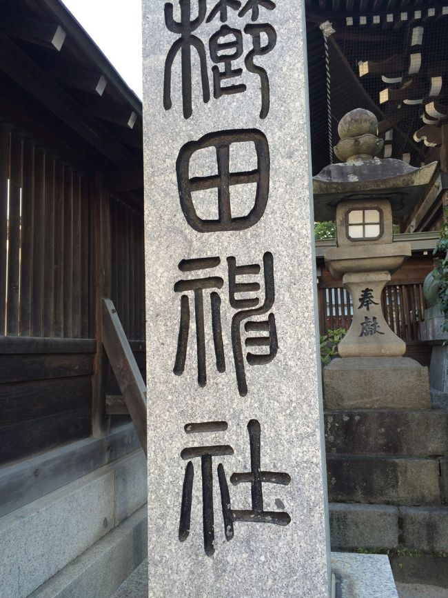 そこから今度は中洲方向に歩きます。<br />全国にある住吉神社の一番最初の神社の櫛田神社があります。