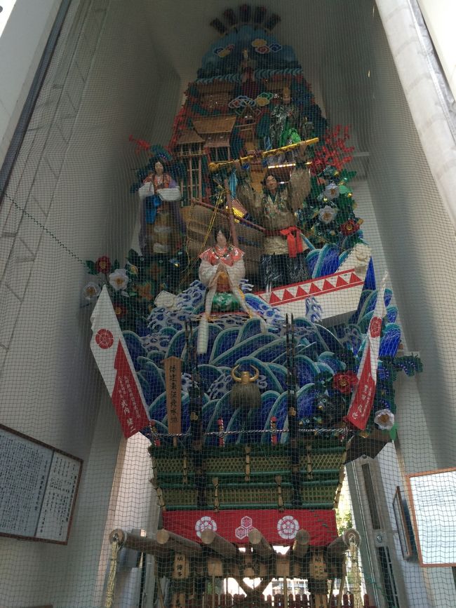 山笠が飾ってます。<br />初めて見た！