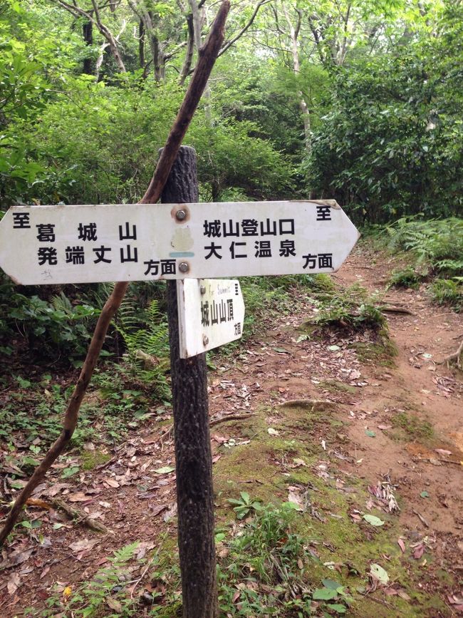 分岐点まで戻ってきました。今度は葛城山方面へ行きます。