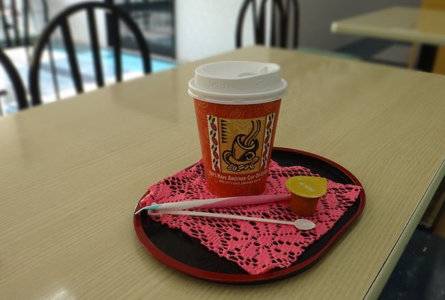 １４０円のコーヒーにも真心付きです。