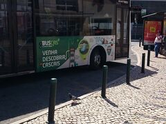 カスカイスに到着です。　バスセンターから、駅に移動し、循環バスに乗りました。　このバスも、周遊パスで乗れました。