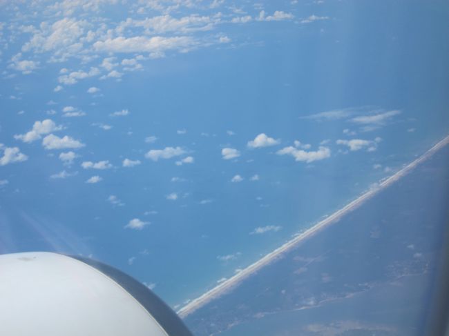 ビスケー湾が見えてきました。