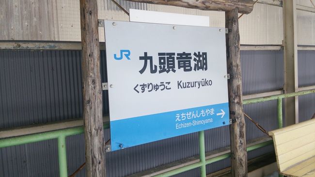 終点の九頭竜湖駅へ到着。これで越美北線完乗。