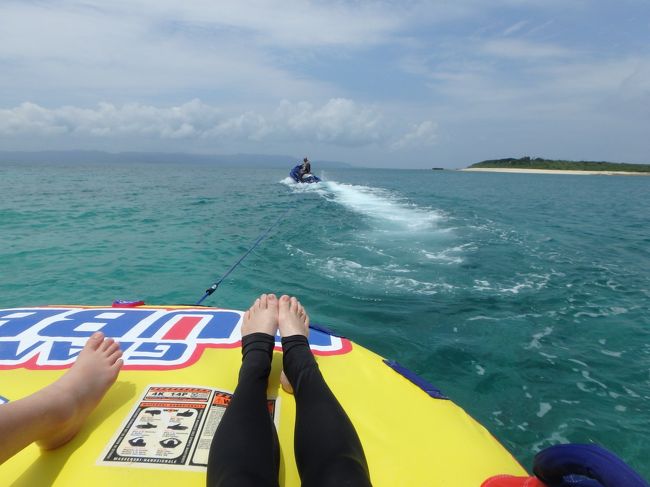 なんとサプライズでアクテビティを用意してくれていました！！<br />今回はＧＷでボートが満席だったおわびです〜とおっしゃっていました<br /><br />すてき〜