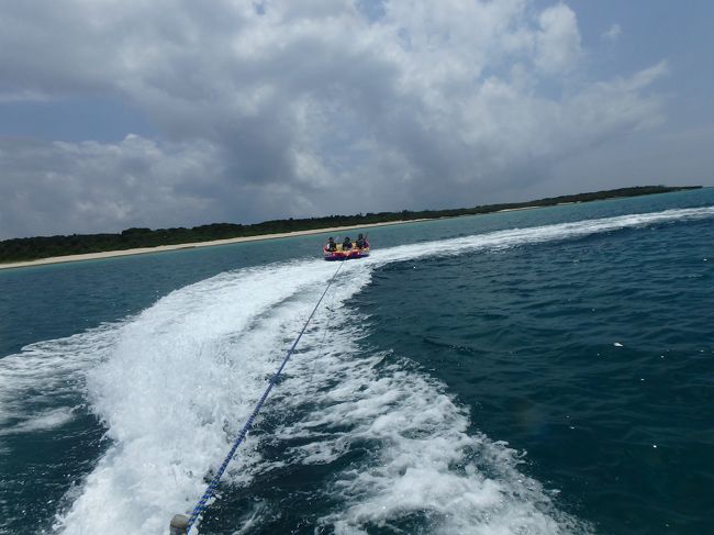 我が家は午前　不調だったので<br />こんな楽しめるアクテビティは　とっても有難い！！<br />パナリブルーを大スピードで爆走っっ