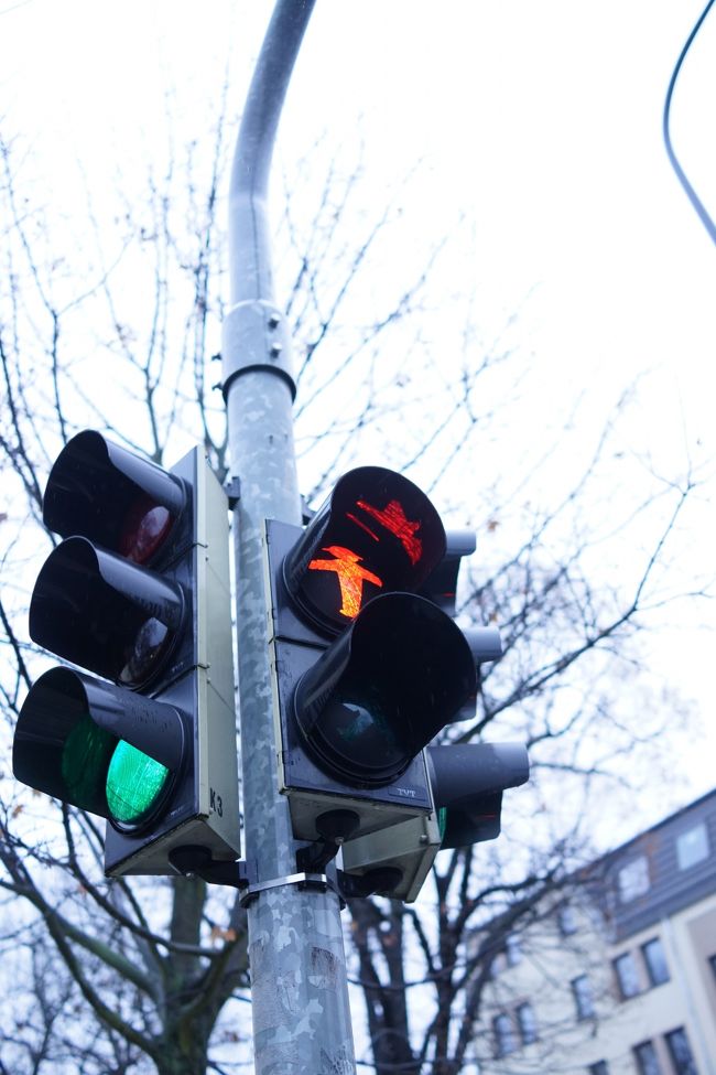 信号。<br />アンペルマン！<br />かわいい！