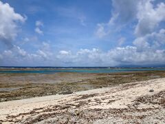 道草食いながら，チャリでちんたら３０分…ようやく仲本海岸に到着

みごとな？干潮