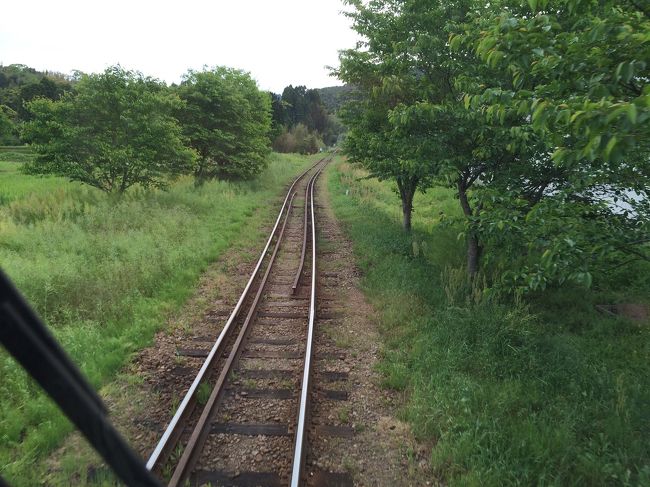 先頭車両の運転席の横は席はないけど立ち見の特等席