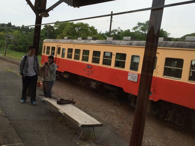 このツートンカラーはなんともレトロ感たっぷり。写っている二人は知らない人（笑）