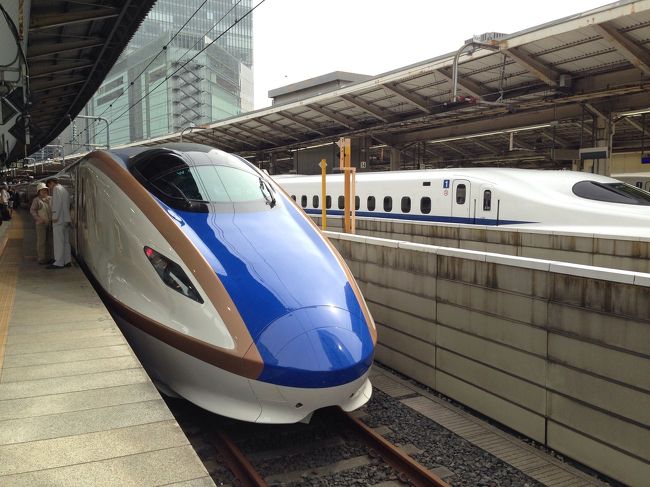 北陸新幹線初乗車〜o(≧ω≦)o<br />東京駅から８：３６発のかがやき505号に乗車🎶