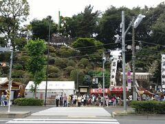 品川神社と品川富士