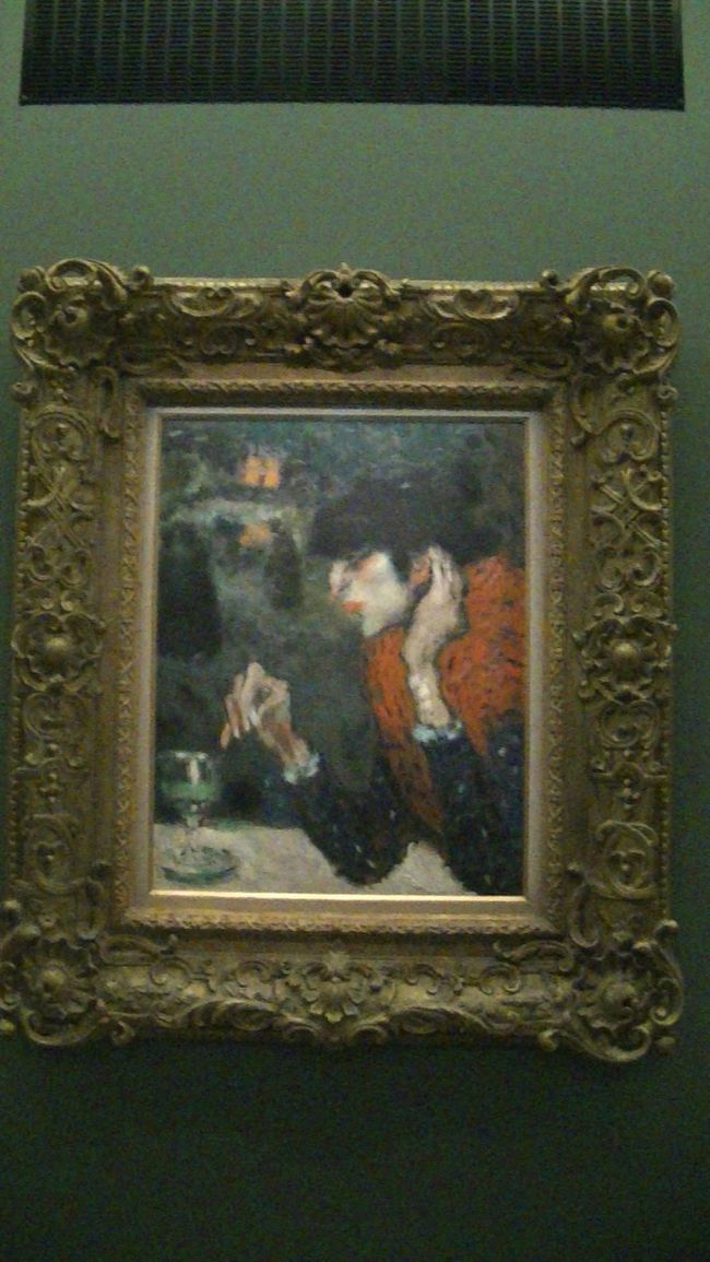 pable picasso<br /><br />La buveuse d&#39;absinthe<br /><br />ピカソ美術館でピカソばかり<br />みても飽きませんよ・・<br /><br />どうぞ、お出かけくださいね<br />