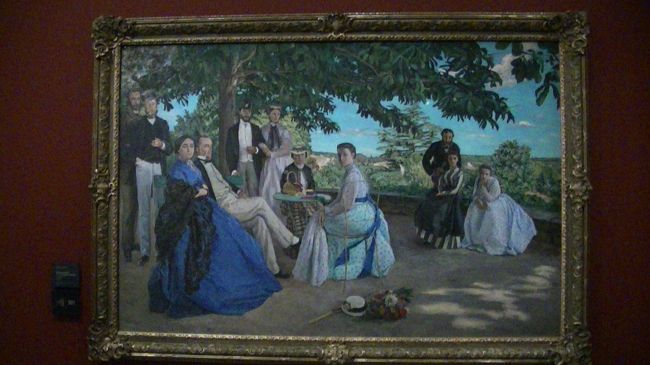 Fredric Bazille<br /><br />Reunion de famille・・・・<br /><br />フレデリック・バジール・家族の集い<br /><br />印象派黎明期の作品・<br /><br />