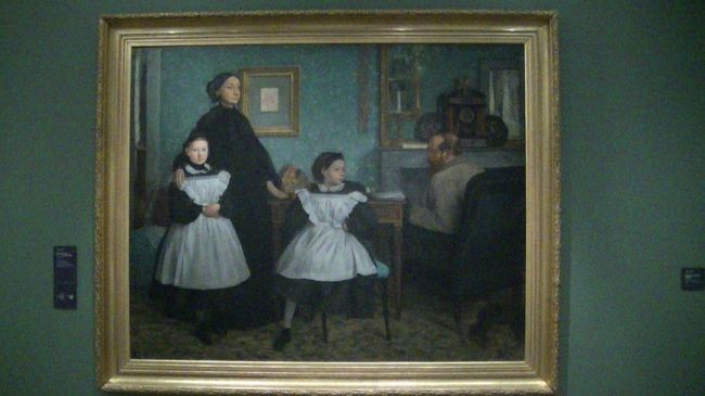 Edger Degas<br /><br />therese de Gas・ドガ。<br /><br />ベルレッリ家の肖像<br /><br />ナポリ在住の従姉妹の家