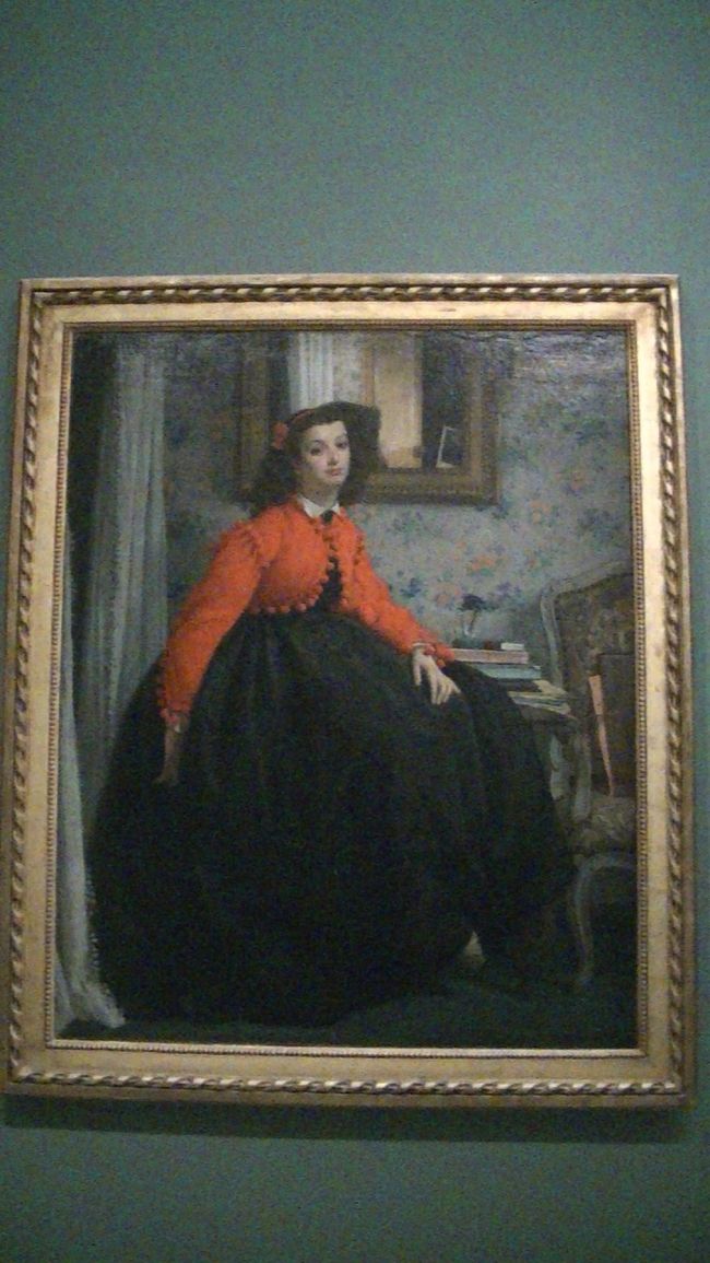 同上・<br /><br />Portrait de Mademoislle<br />L.L・・・・<br /><br />ジェームス・ティソ・L・L嬢の肖像<br /><br />ティソはドガの友人。