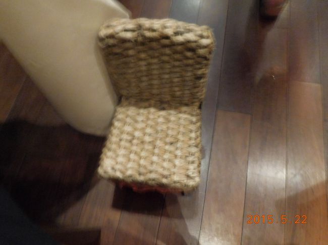 荷物置きです。とてもかわいい！