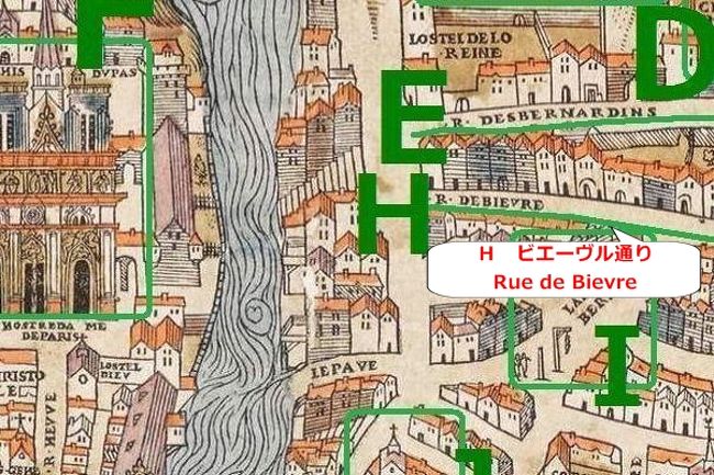 激激レア！1861年のパリ古地図 オリジナル エッフェル塔がない 馬車が走る 激激レア！1861年のパリ古地図 オリジナル エッフェル塔がない