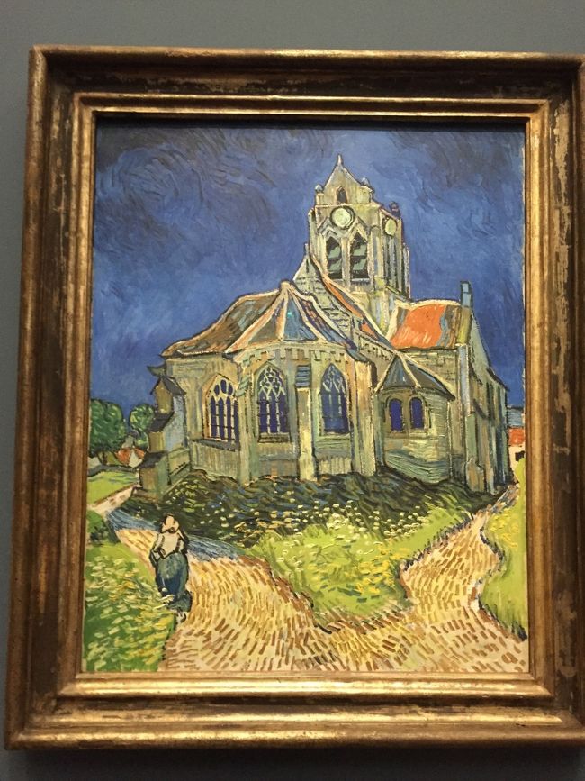 同上・1890・<br /><br />L&#39;eglise d&#39;Auvers-sur-Oise,<br />vue du chevet<br /><br />オーベェールの聖堂。