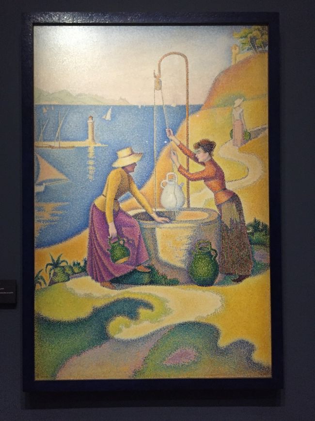 Paul Signac<br /><br />ポール、・シニャック・<br />井戸端の女たち・1892・<br /><br />2010に国立新美術館に来ています