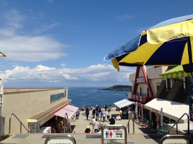 自殺の名所とはほど遠いリゾート的な賑やかさです。