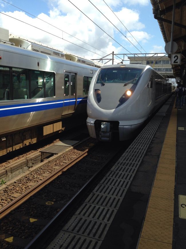 帰りのサンダーバード。681系？