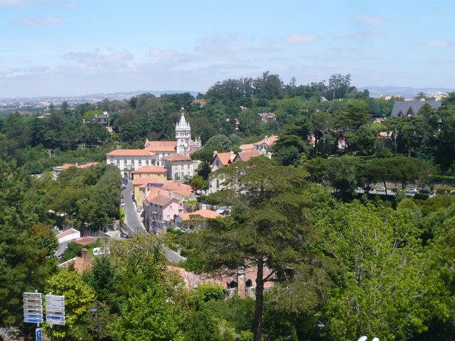 ムーア人の城跡からは何も見えなかったパノラマが目の前に広がります。