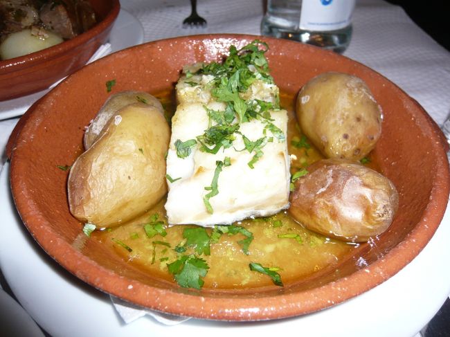 メインを２種類<br />タラ料理と