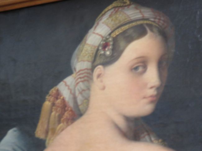 ふんわりした雰囲気はアングル。<br /><br />82歳「トルコ風呂」を完成させます。<br />ルーブルにあるのですが、貸し出し<br />中でした。<br /><br />＊＊アングルの頃、日本では・・<br />1760〜1849．<br /><br />浮世絵の全盛期・