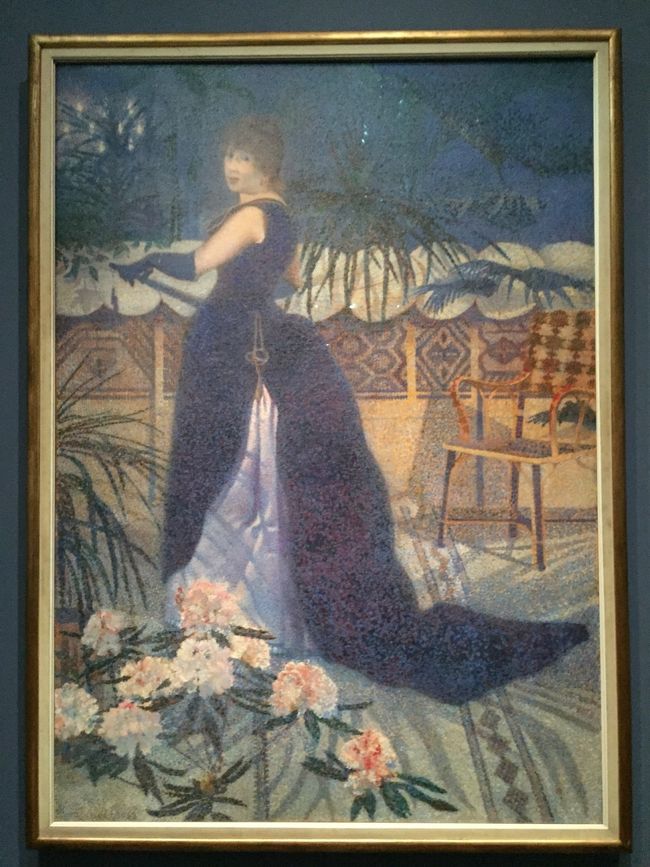 Honri-Edmond cross<br /><br />Madame Heetor France<br /><br />アンリ=エドモン・クロス<br /><br />エクトール・フランス夫人1891<br /><br />2010に国立新美術館に来ています。